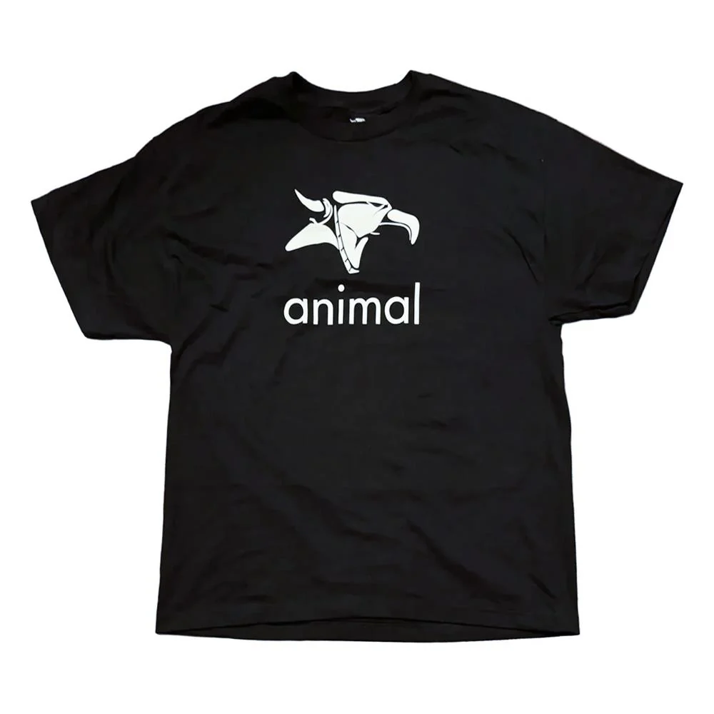Animal Griffin Head T-shirt - Black