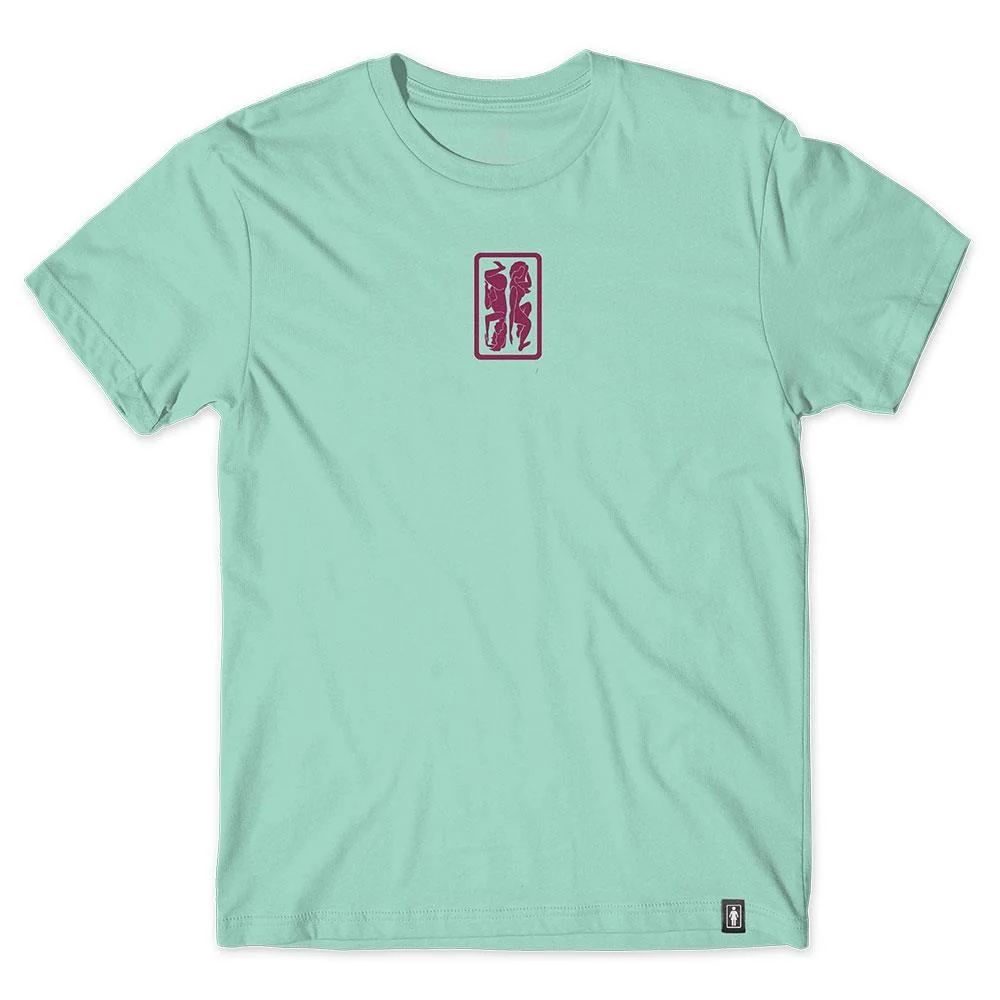 Girl Contour Curves T-Shirt - Island Reef Blue