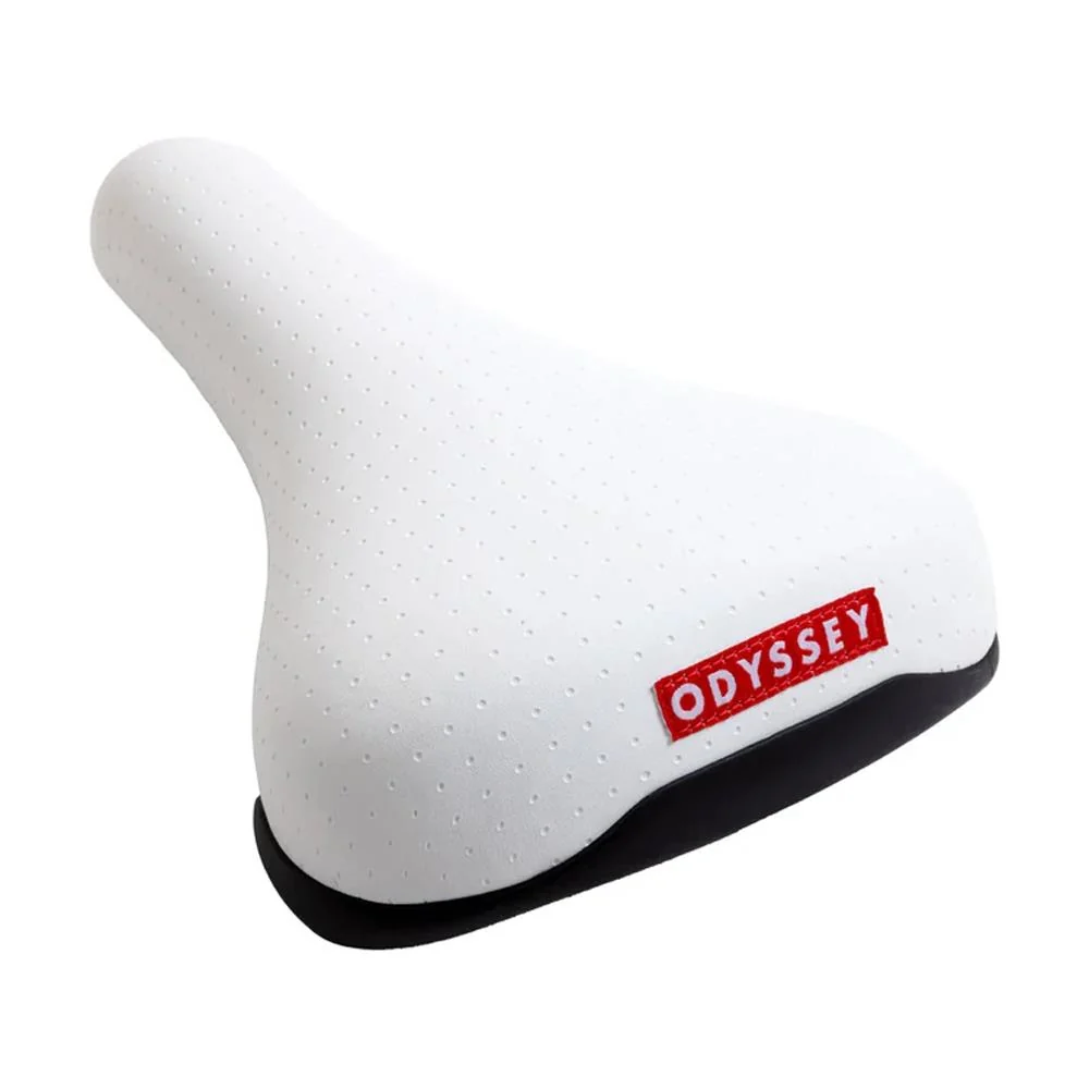 Odyssey Broc Raiford Fat Railed Seat - White Vinyl - Image 2