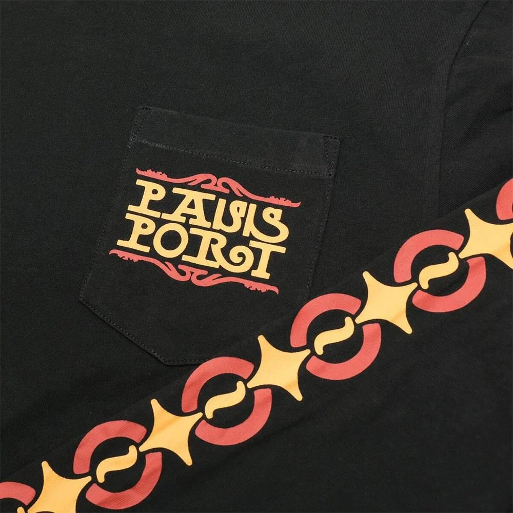 Passport Sterling Bath House Pocket Long Sleeve T-Shirt - Black - Image 2