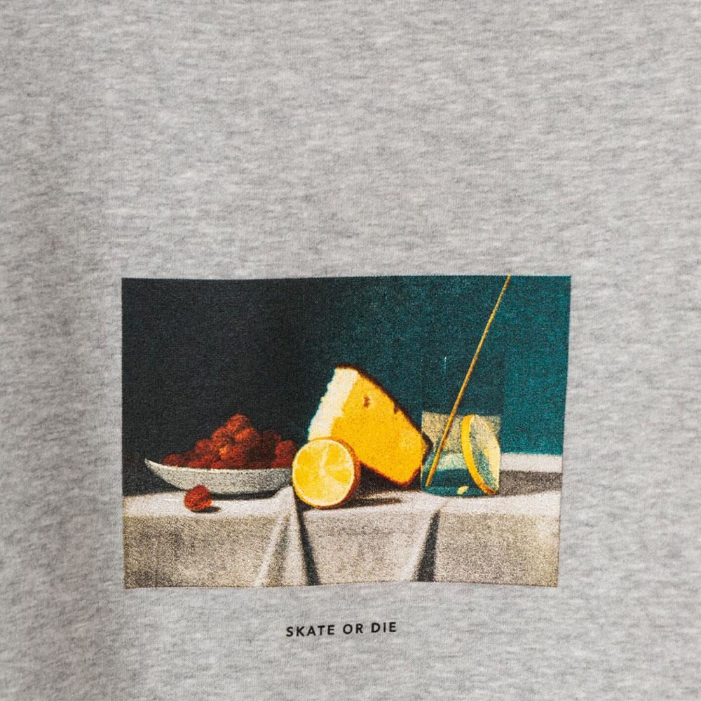 Poetic Collective Skate or Die Crewneck Sweater - Heather Grey - Image 2