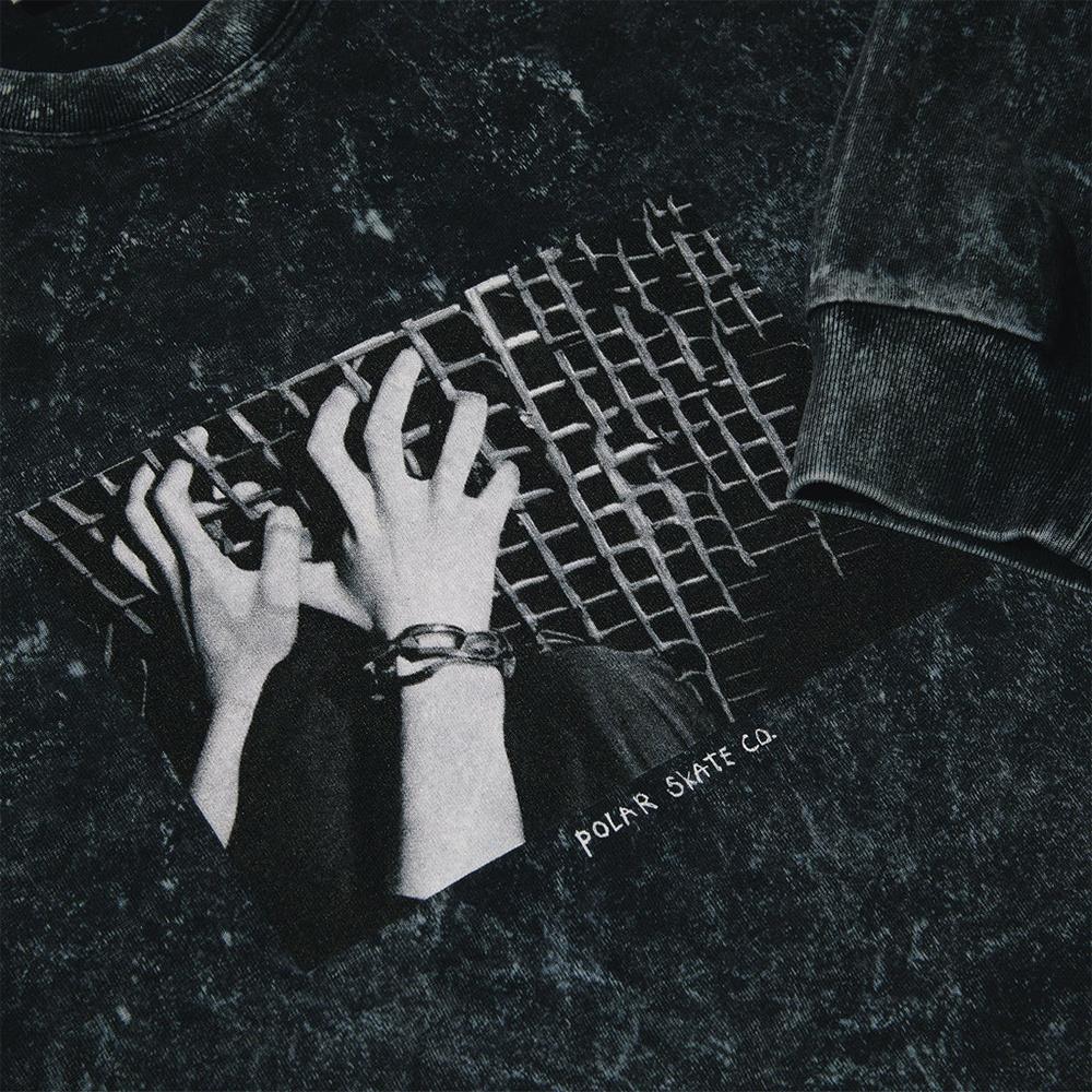 Polar Acid Caged Hands Long Sleeve T-shirt - Black - Image 3