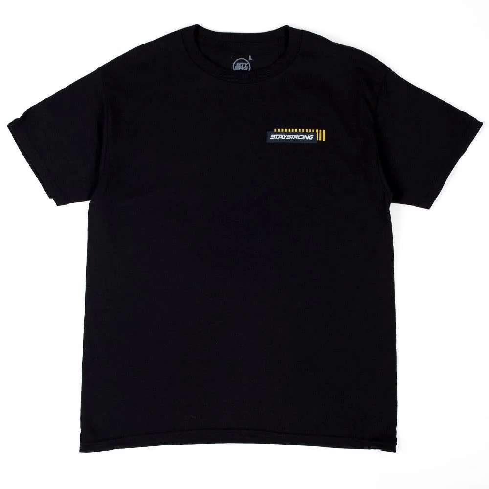 Stay Strong Block Youth T-Shirt - Black - Image 2