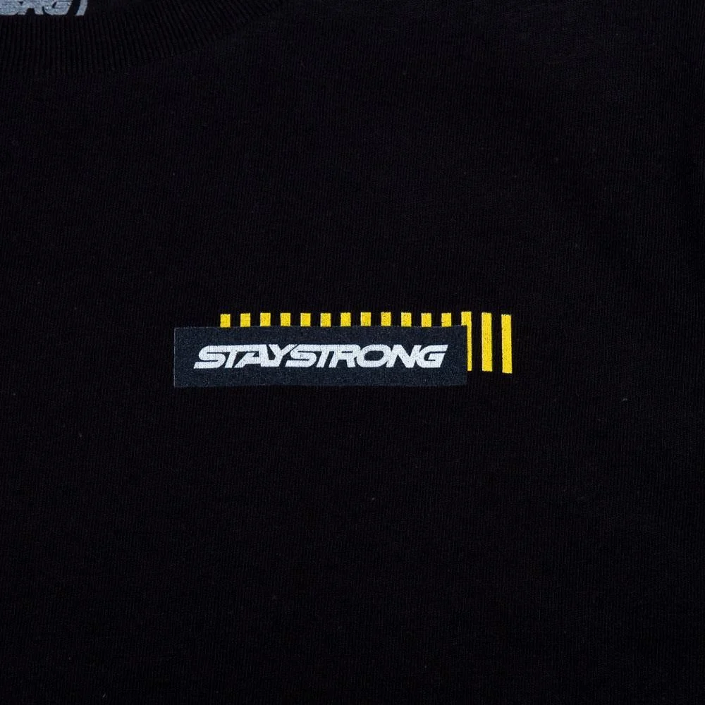 Stay Strong Block Youth T-Shirt - Black - Image 4