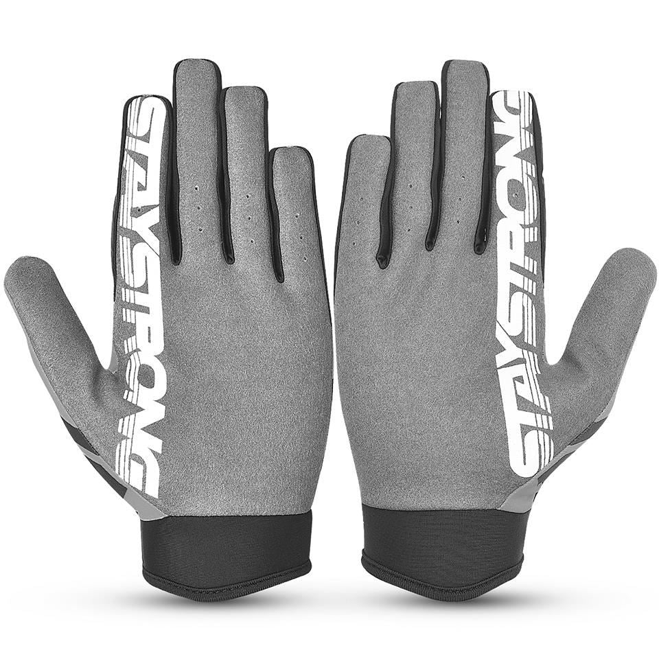 Stay Strong Chev Stripe Gloves - Cocoa - Image 2