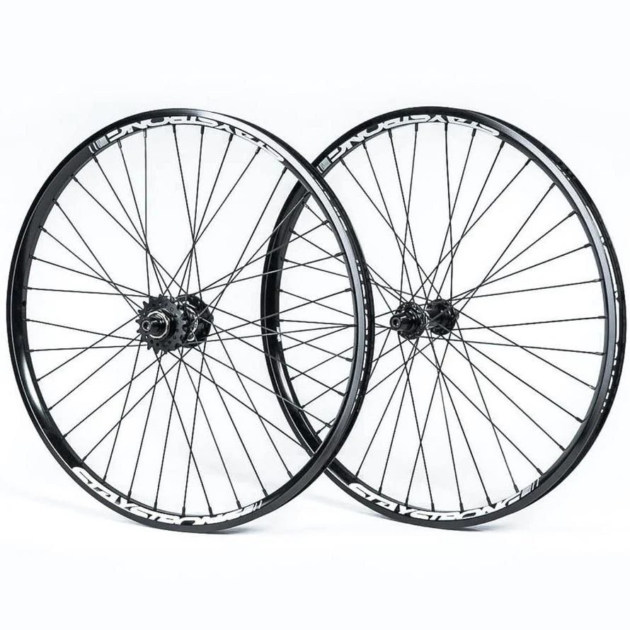 Stay Strong Reactiv 2 20" Disc Race Wheelset - Black/ 24x1.75"