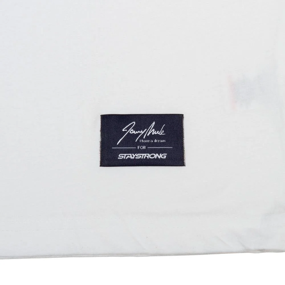 Stay Strong x Jonny Mole Construction T-Shirt - White - Image 5