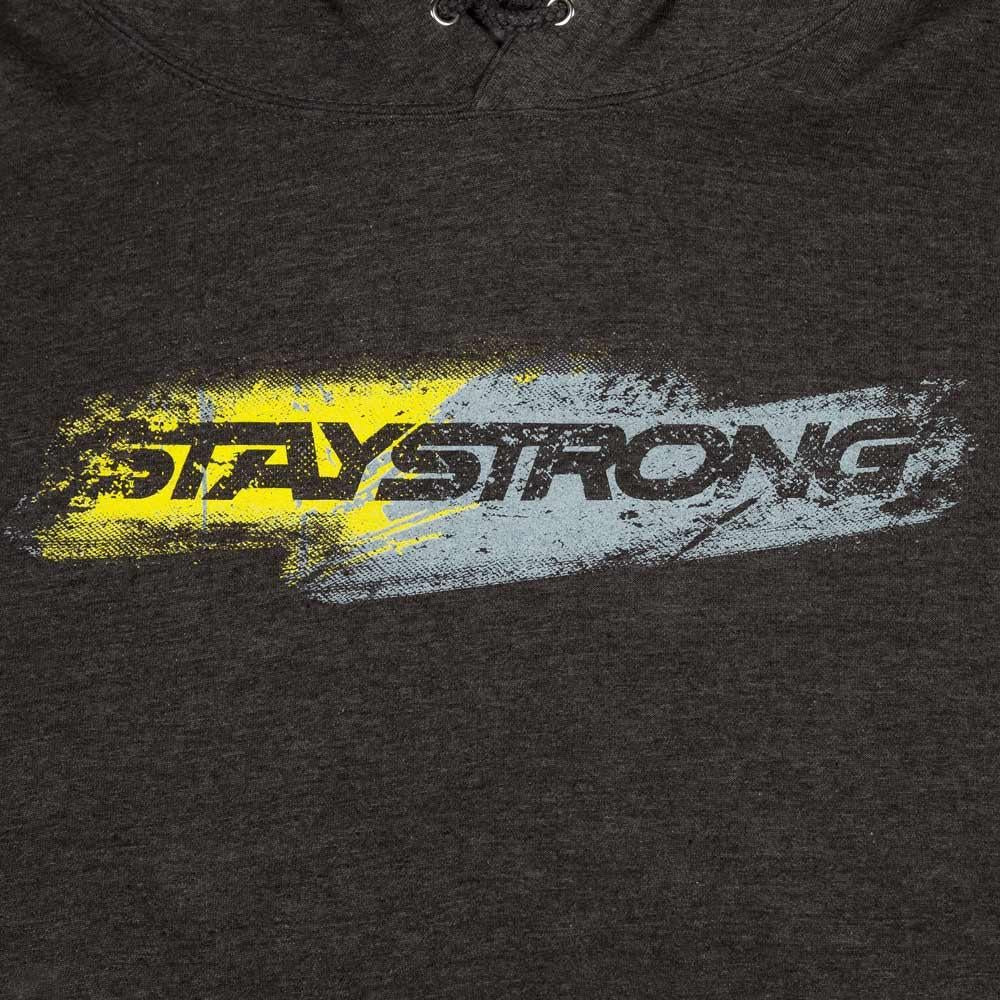 Stay Strong x Jonny Mole Stencil Hooded Sweat - Charcoal - Image 2