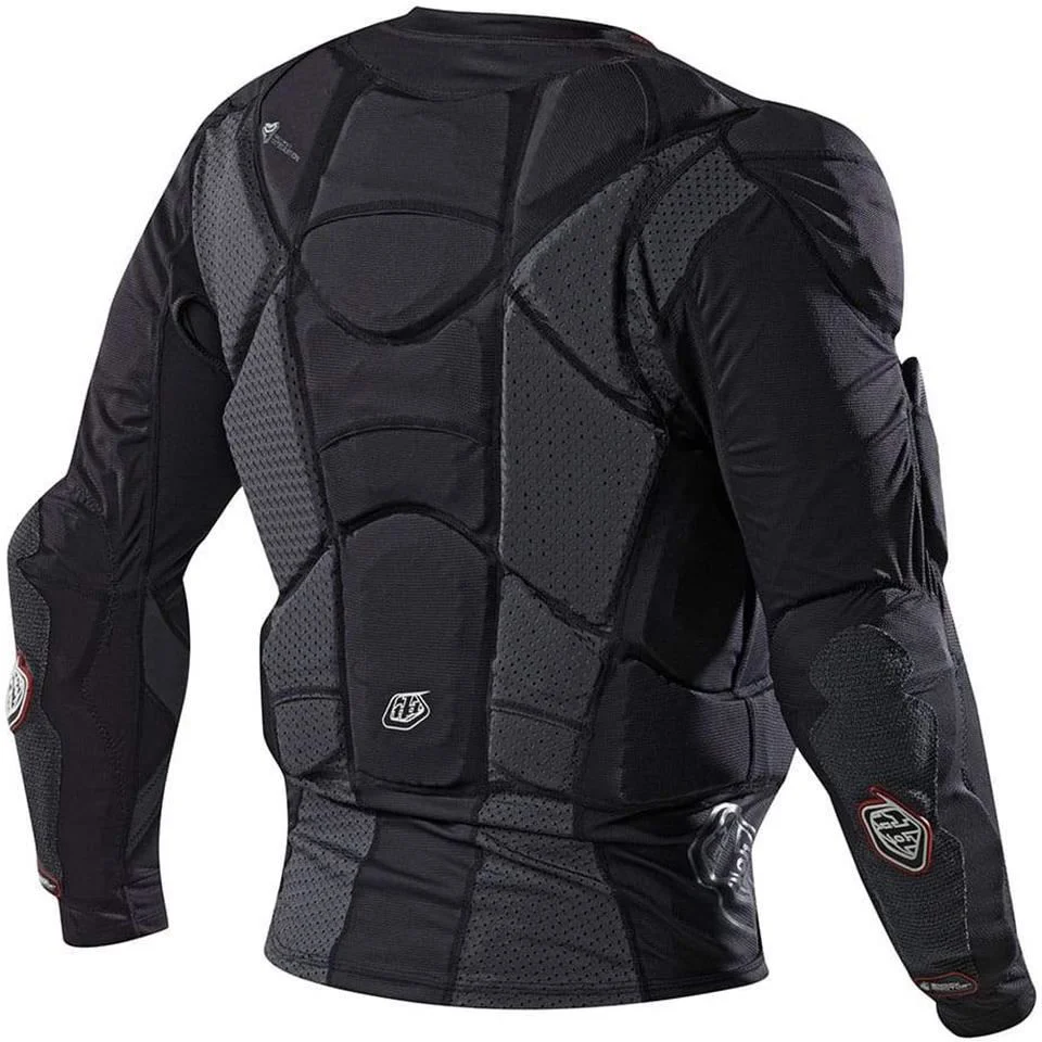 Troy Lee Designs Youth 7855 Upper Protection Long Sleeve Race Shirt - Black - Image 2