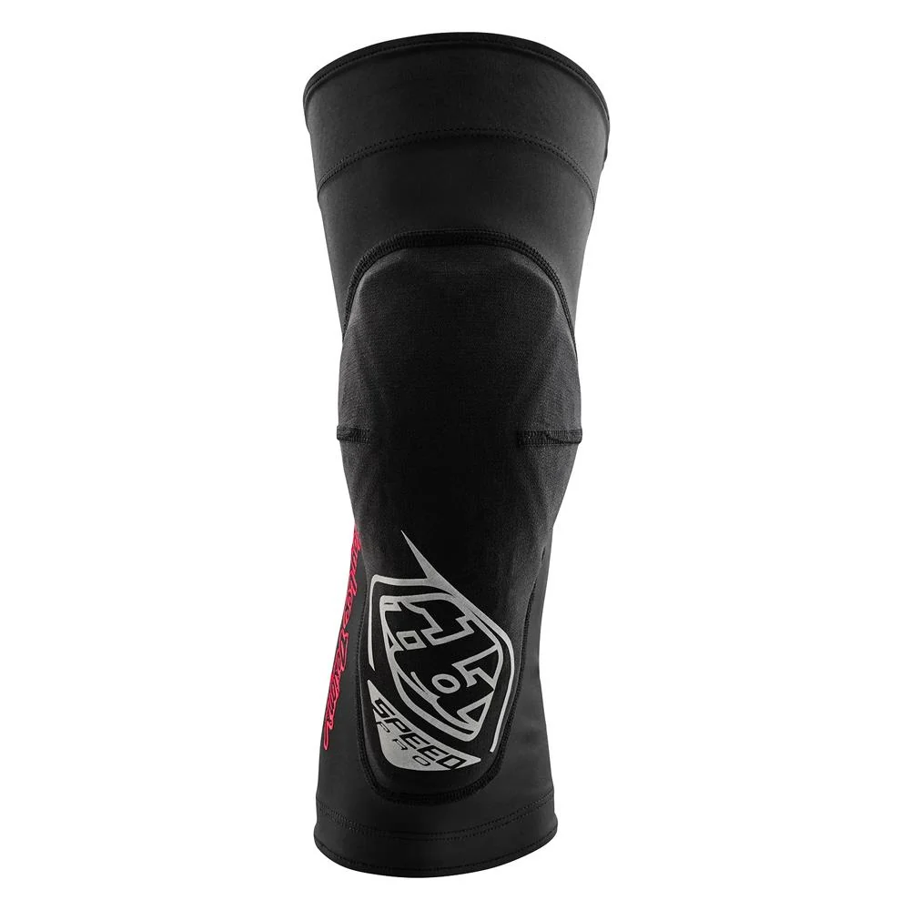 Troy Lee Speed Pro Knee Guards - Solid Black - Image 2