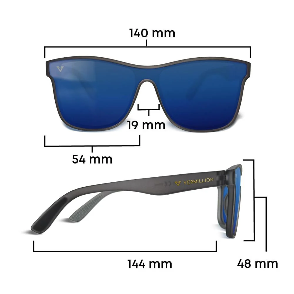 Vermillion Mystic Sunglasses - Joe Jarvis Signature - Grey/Blue - Image 4